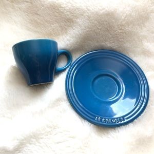 Le Creuset cappuccino cup and saucer